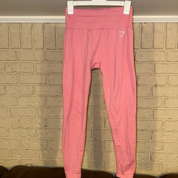 Gymshark Pink High-Waisted Leggings - Picture 4 of 11